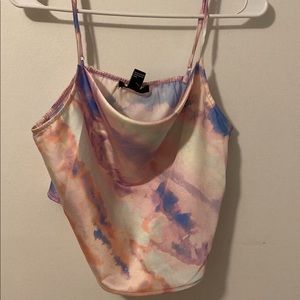 scoop neck top. size small with tags forever 21